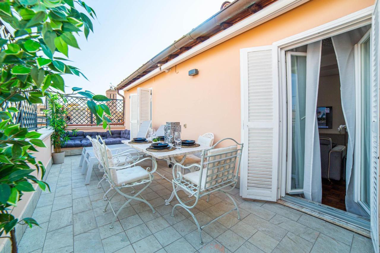 Luxury Top Floor In Trastevere Rome Exterior photo